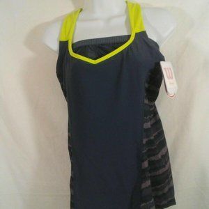 Wilson Tennis Womens Cardiff Wavy Print Tank Large